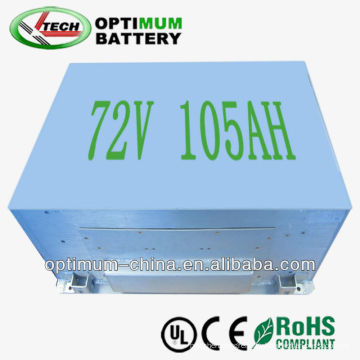 72V 105ah LiFePO4 Battery for Pure Electric Vehicle